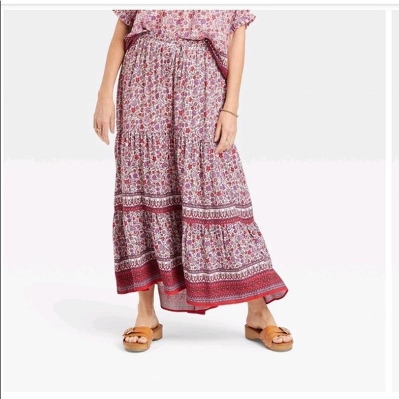 Knox Rose Women's Skirt - Rebel Red Size XS NWT - Picture 2 of 10